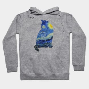 Vincent's Starry Night Museum Cat Hoodie